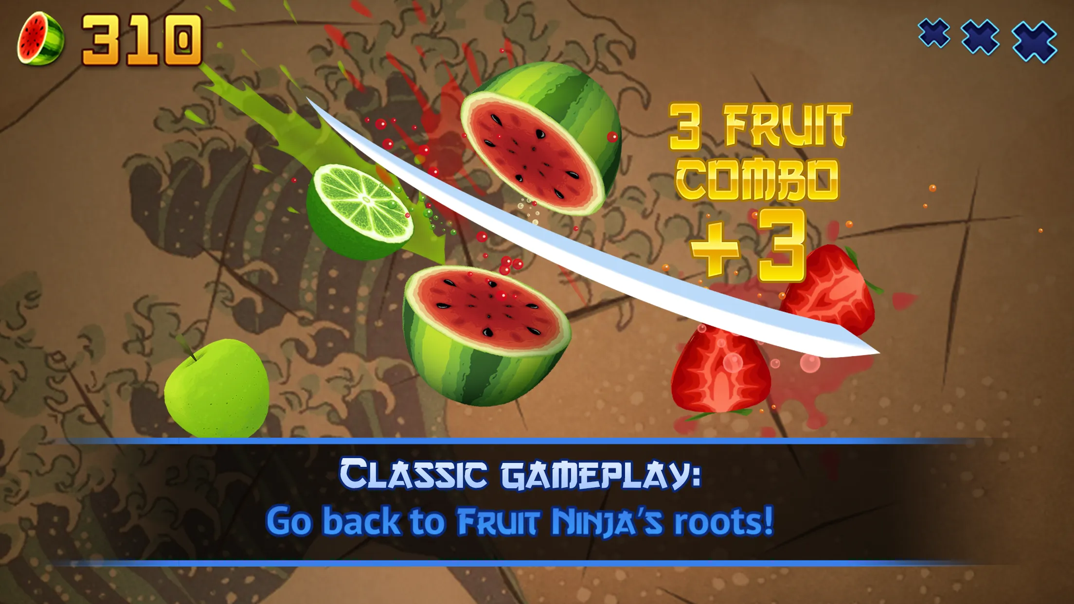 Fruit Ninja  Gameplay 